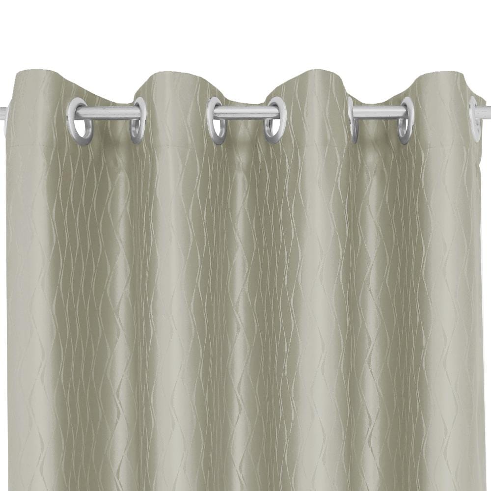 HLS CURTAIN EYELET LARRY UV 140X180 BROWN