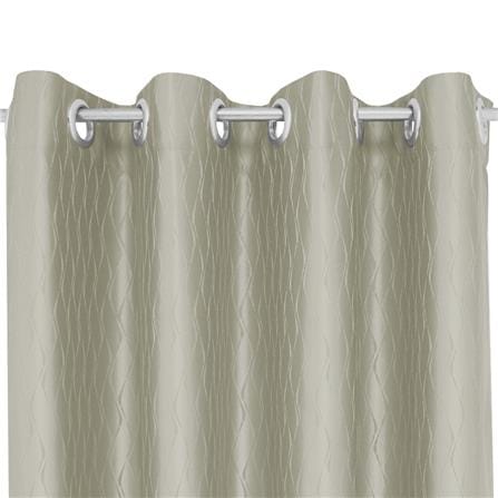 HLS CURTAIN EYELET LARRY UV 140X180 BROWN