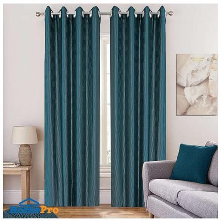 HLS CURTAIN EYELET LARRY UV 140X220CM BLUE