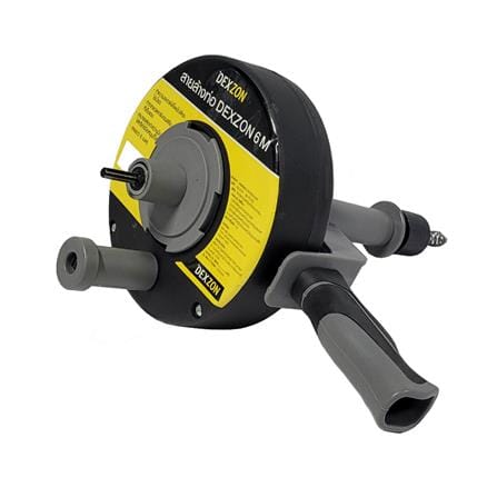 DEXZON CANISTER DRAIN CLEANER AUGER PVC AND STEEL 6M