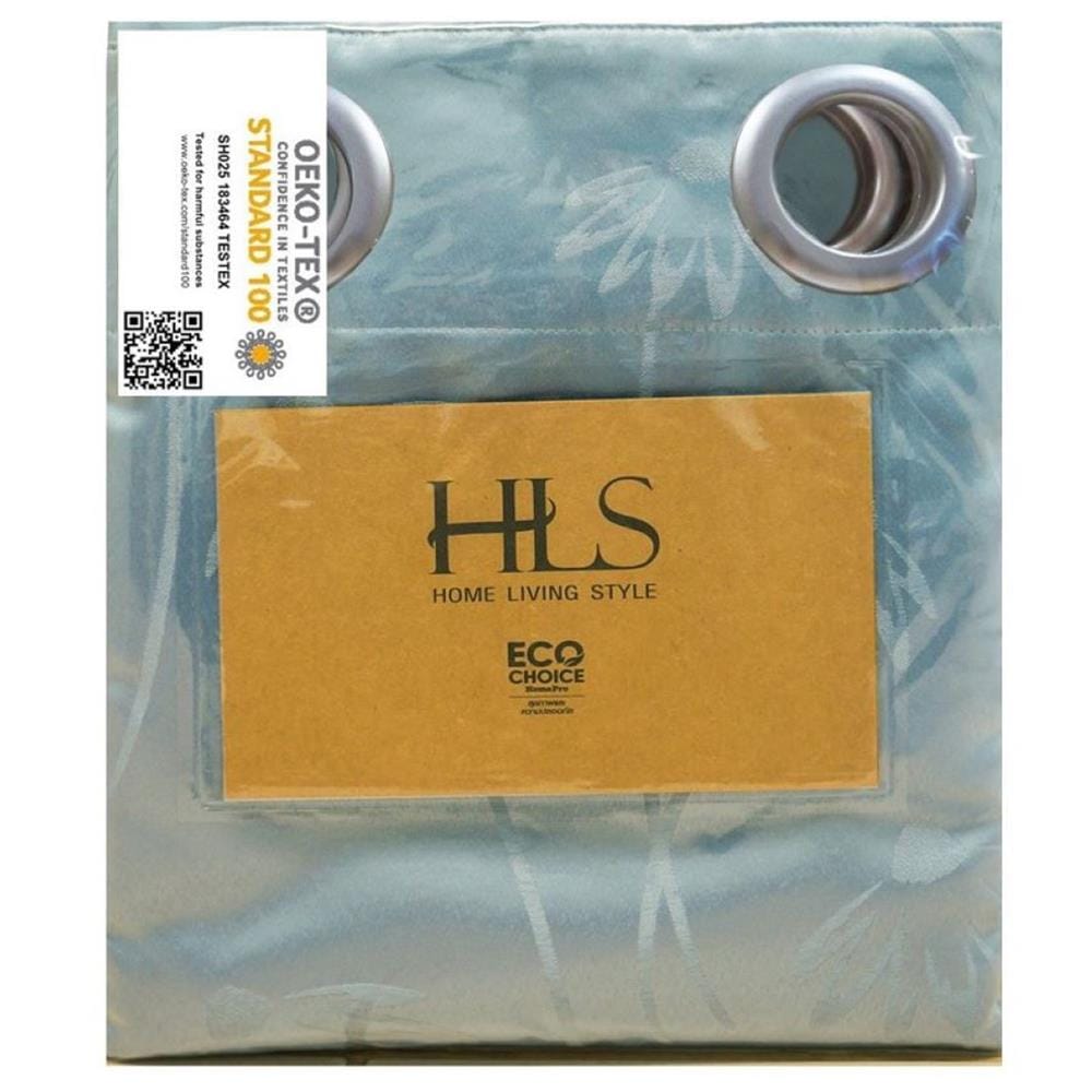HLS CURTAIN EYELET CHAMOMILE 140X280CM LIGHT BLUE