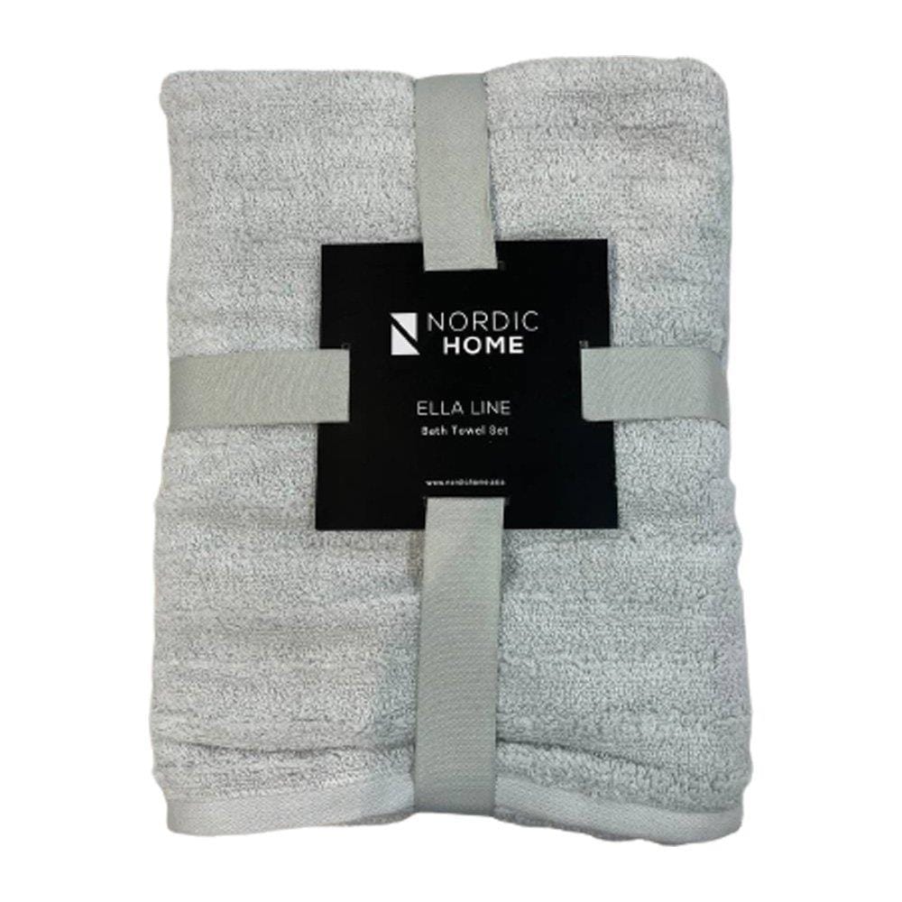 BATH TOWEL NORDIC HOME ELLA LINE  10013841