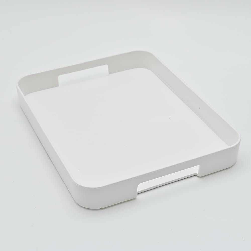 KECH  TRAY STEEL 38x25x5CM KECH WOOD HANDLE W