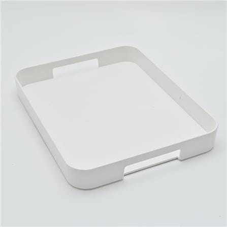 KECH  TRAY STEEL 38x25x5CM KECH WOOD HANDLE W