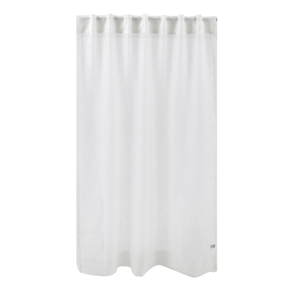 HLS SHEER CURTAIN HIDDEN TAP CORAL 135X220CM WHITE