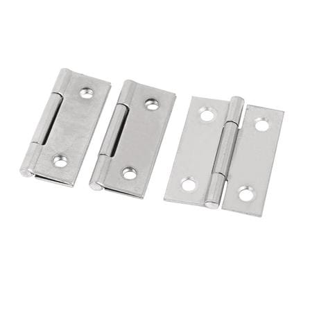 DEXZON FIXED PIN BUTT HINGE STL-H20 2PCS EACH STAINLESS STEEL