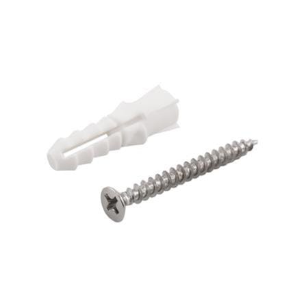 DEXZON PLASTIC ANCHOR & SCREW NO.7 10EACH