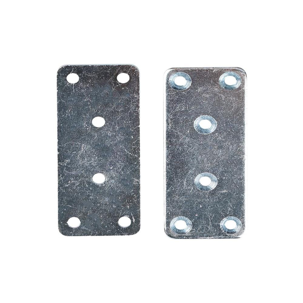 DEXZON CONNECTOR STEEL PLATE SP-003 4PCS EA SILVER
