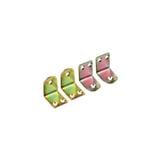 DEXZON STEEL BRACKETS SA-3H 4PCS EACH RAINBOW