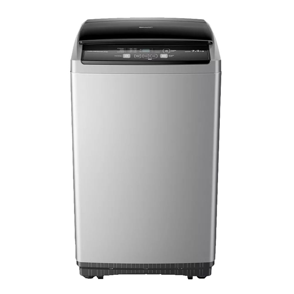 SHARP TOP LOAD WASHING MACHINE ES721X 7.5KG GREY