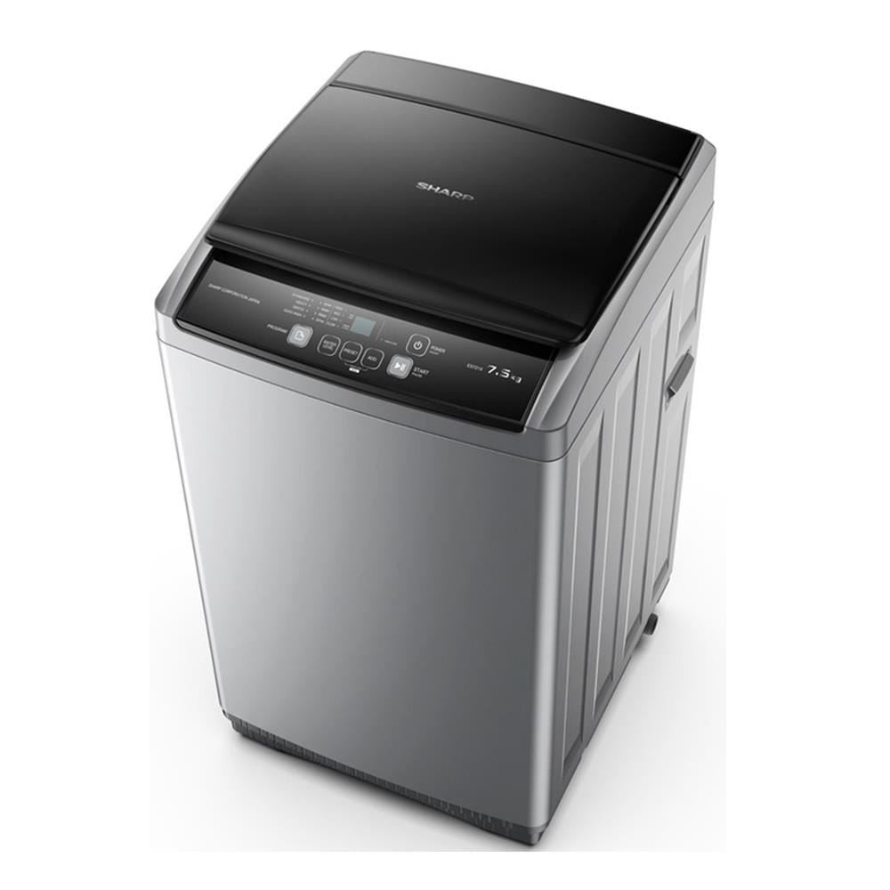 SHARP TOP LOAD WASHING MACHINE ES721X 7.5KG GREY
