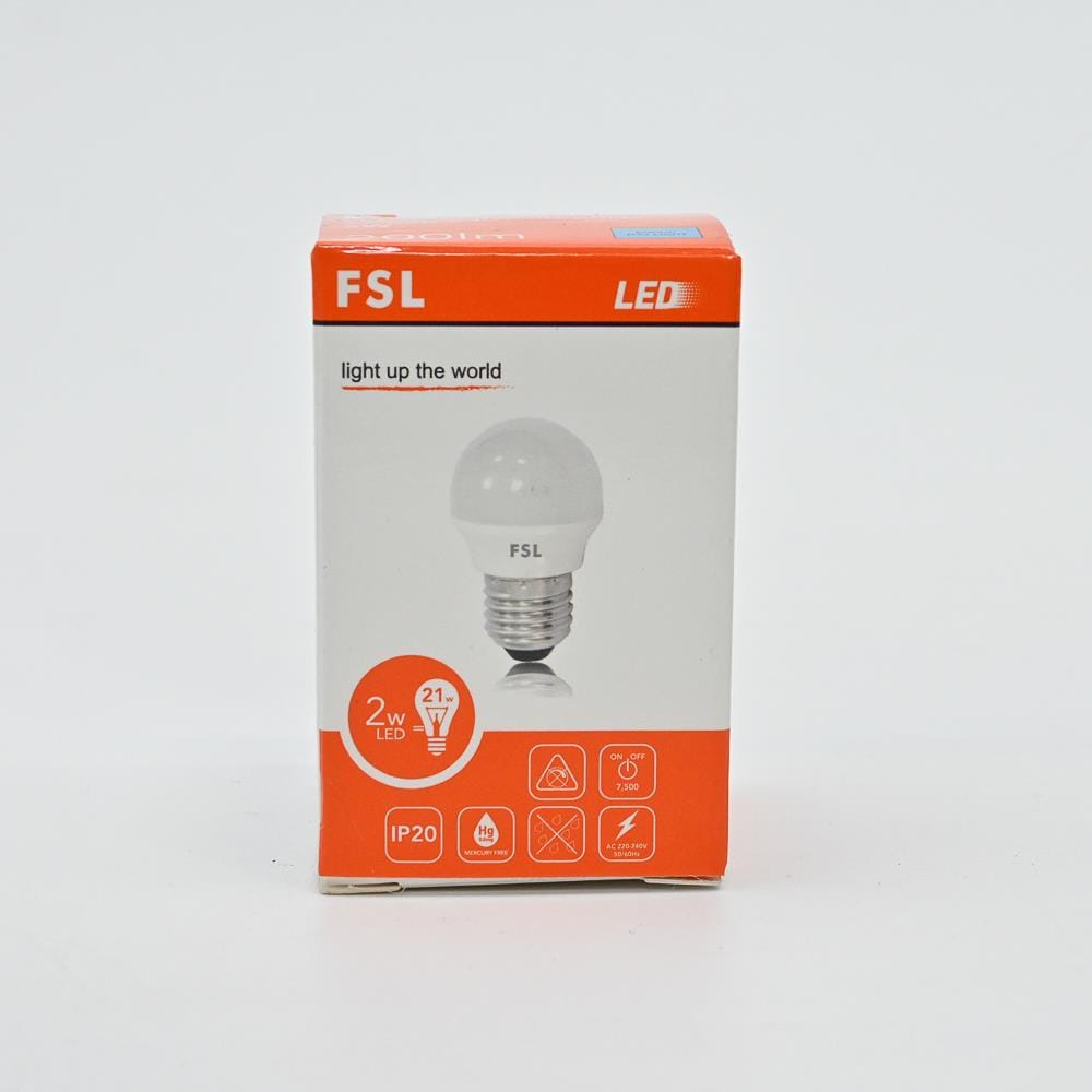 FSL LED PINGPONG BULB 2W E27 WHITE