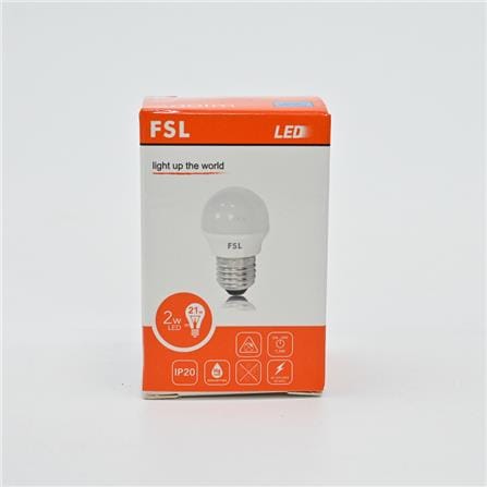 FSL LED PINGPONG BULB 2W E27 WHITE