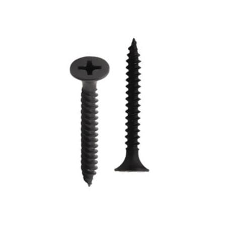 DEXZON TAPPING SCREW 6X1-1/4INCH 20EACH BLACK