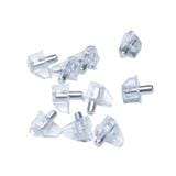 DEXZON SHELF SUPPORT PIN SS-40 10PCS EACH TRANSPARENT