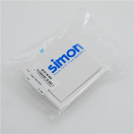 10A 1 GANG 1 WAY SWITCH 301011B WH SIMON