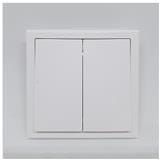 SWITCH 10A 2GANG 1WAY SIMON 301021B WHITE