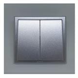 10A 2GANG 2WAY SWITCH SIMON 301022B SILVER
