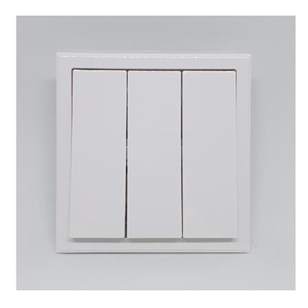 SWTICH 10A 3GANG 1WAY SIMON 301031B WHITE