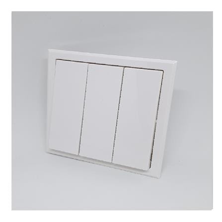 SWTICH 10A 3GANG 1WAY SIMON 301031B WHITE