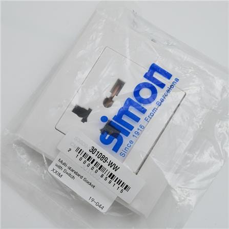 SWITCH UNIVERSAL SIMON UNI SW SCKT WH SIMON