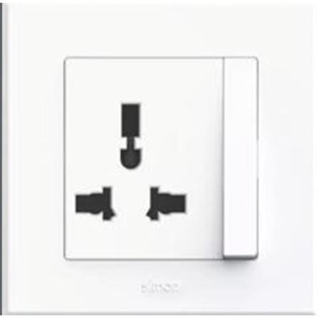 SWITCH UNIVERSAL SIMON UNI SW SCKT WH SIMON