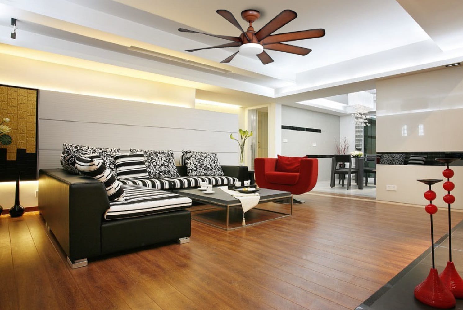CEILING FAN TROCA V2 8BLADES MAVA ABS BROWN 60"