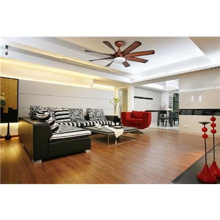 CEILING FAN TROCA V2 8BLADES MAVA ABS BROWN 60"