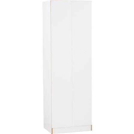 NUHOOM WARDROBE MANDO 2 DOOR WHITE LAMINATED BOARD