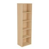 OPEN SHELF 5 TIER OAK