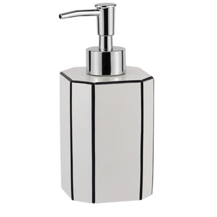 MOYA BATHWARE SOAP DISPENSER RESIN KH040 GREY H17XW7XD7 CM