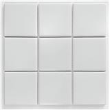 GNG MOSAIC 30X30CM RETRO CLS SQUARA WHITE