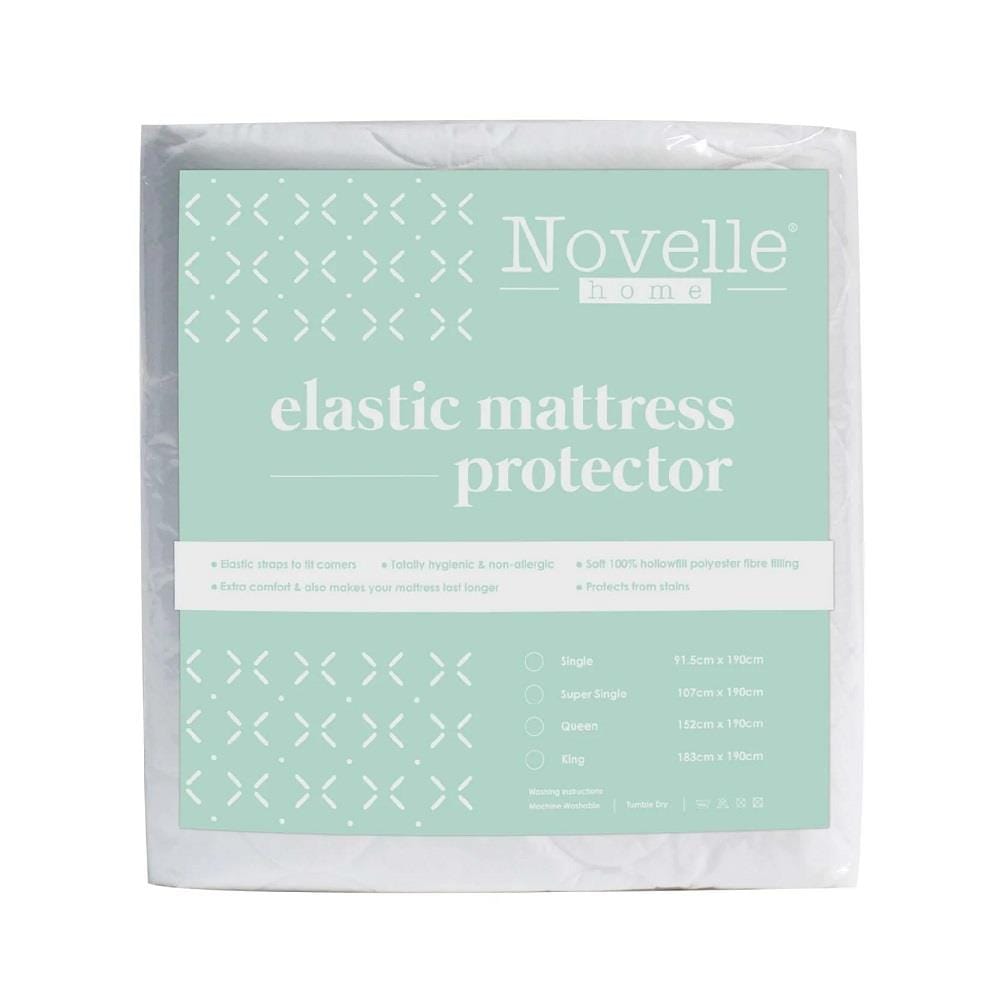 NOVELLE ELASTIC MATTRESS PROTECTOR SUPER SINGLE SIZE