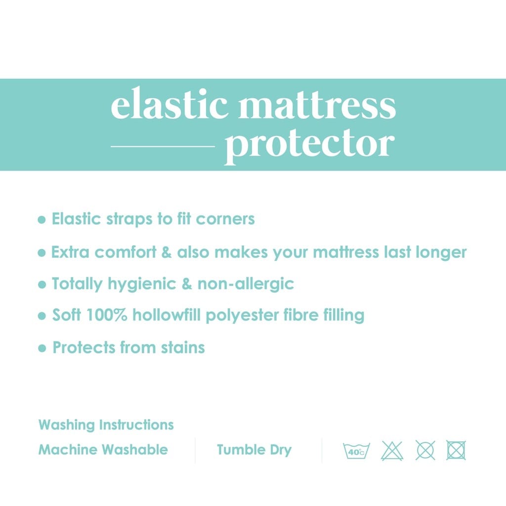 NOVELLE ELASTIC MATTRESS PROTECTOR SUPER SINGLE SIZE
