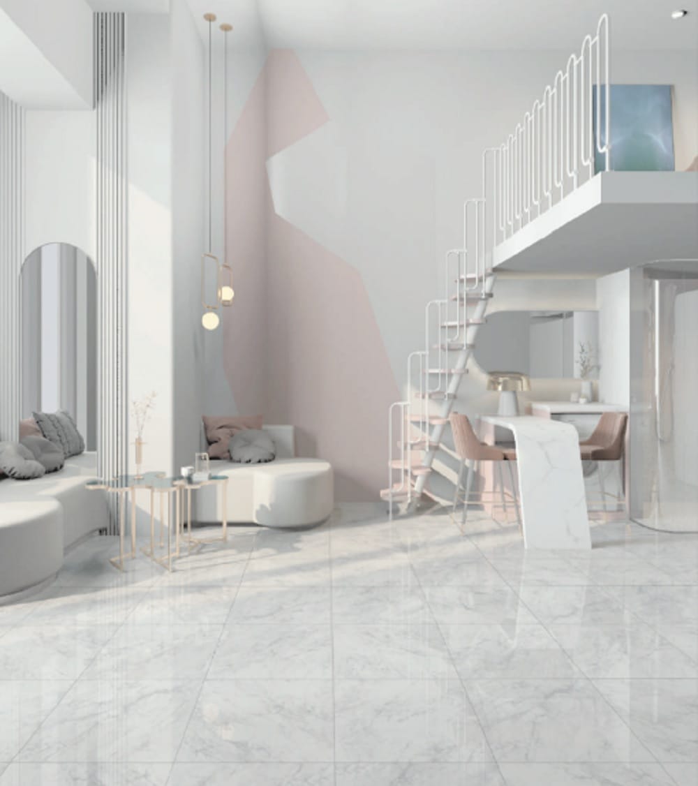 WHITE HORSE FLOORTILE 40X40CM CARRARA WHITE C40071 1.28M2