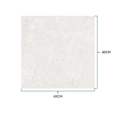 WHITE HORSE FOORTILE C40X40 AVOLA ASH WHITE 1.28M2