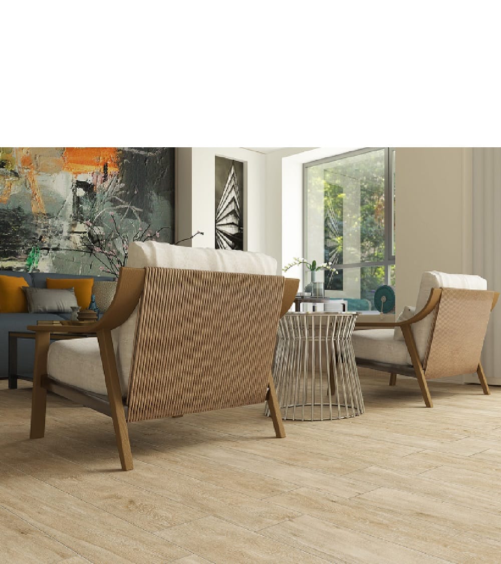 WHITE HORSE FLOORTILE P15X90CM BOSQUE PUMPKIN BEIGE H95005 1.35M2