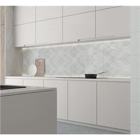 WHITE HORSE WALLTILE  30X60CM CREMA ASH LIGHT GREY 1.44M2