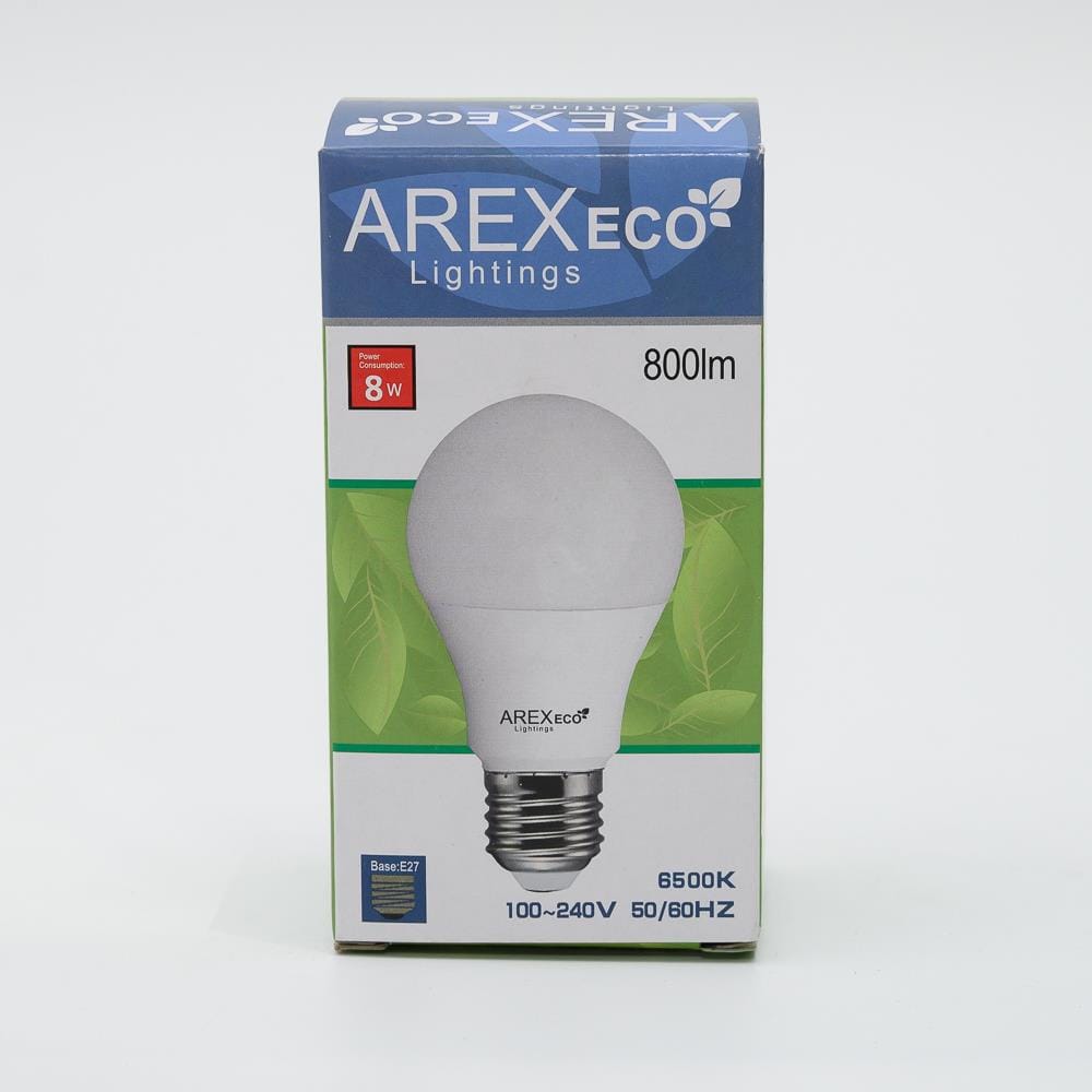 LED A60 ECO 8W 6500K E27 LEDE8D27 AREX