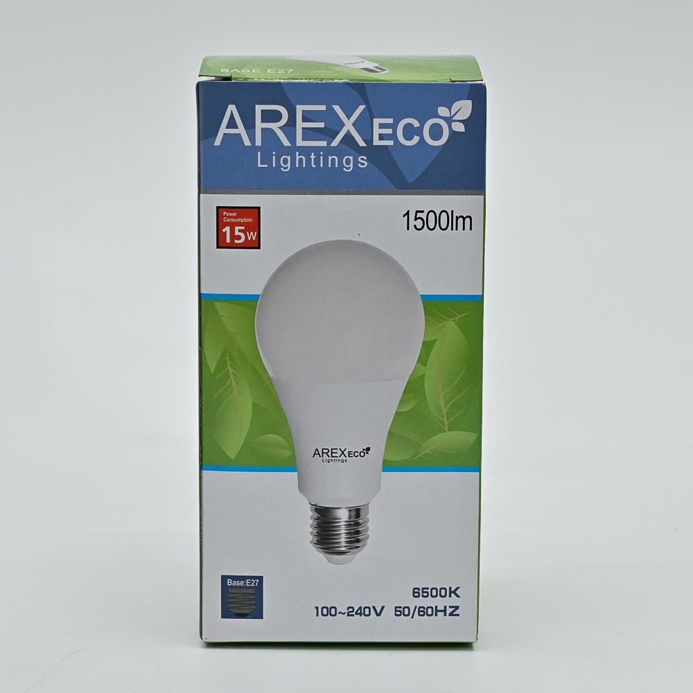 LED A65 ECO 15W 6500K E27 LEDE15D27 AREX