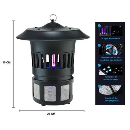 SELAMAT MOSQUITO KILLER & TRAPPER MQ-903 BLACK