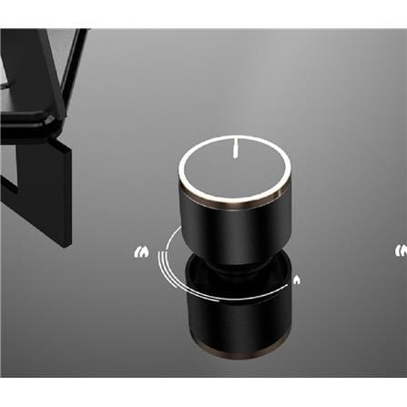 MIDEA GAS HOB MGH-4360GL 2BURNER 5.8KW 76CM