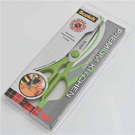 Scotch Anti-Bacterial Premium Kitchen Scissors Green