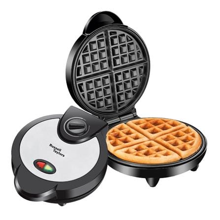 RUSSELL TAYLORS WAFFLE MAKER WM-25 1300WATT 2 INDICATOR LIGHT