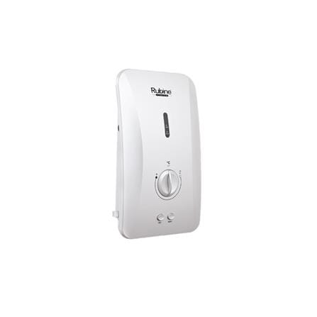 RUBINE SHOWER HEATER DC PUMP WITH HAND SHOWER FS391D-MAW MULTI ANGLE MODERN WHITE