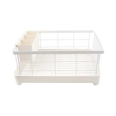 DISH RACK DRIP TRAY 47X33X22.5CM CHIC S0372 WHITE