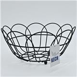 FRUIT BASKET FLOWER KECH 29X29X14.5CM BLACK