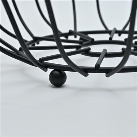 FRUIT BASKET FLOWER KECH 29X29X14.5CM BLACK