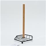 TISSUE STAND SQUARE WOOD KECH 18.8X18.2X31.8CM BLACK