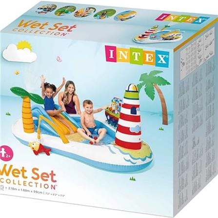 INTEX SWIM CENTER FISHING FUN AGE 2+ 2.18Lx1.88W METRES